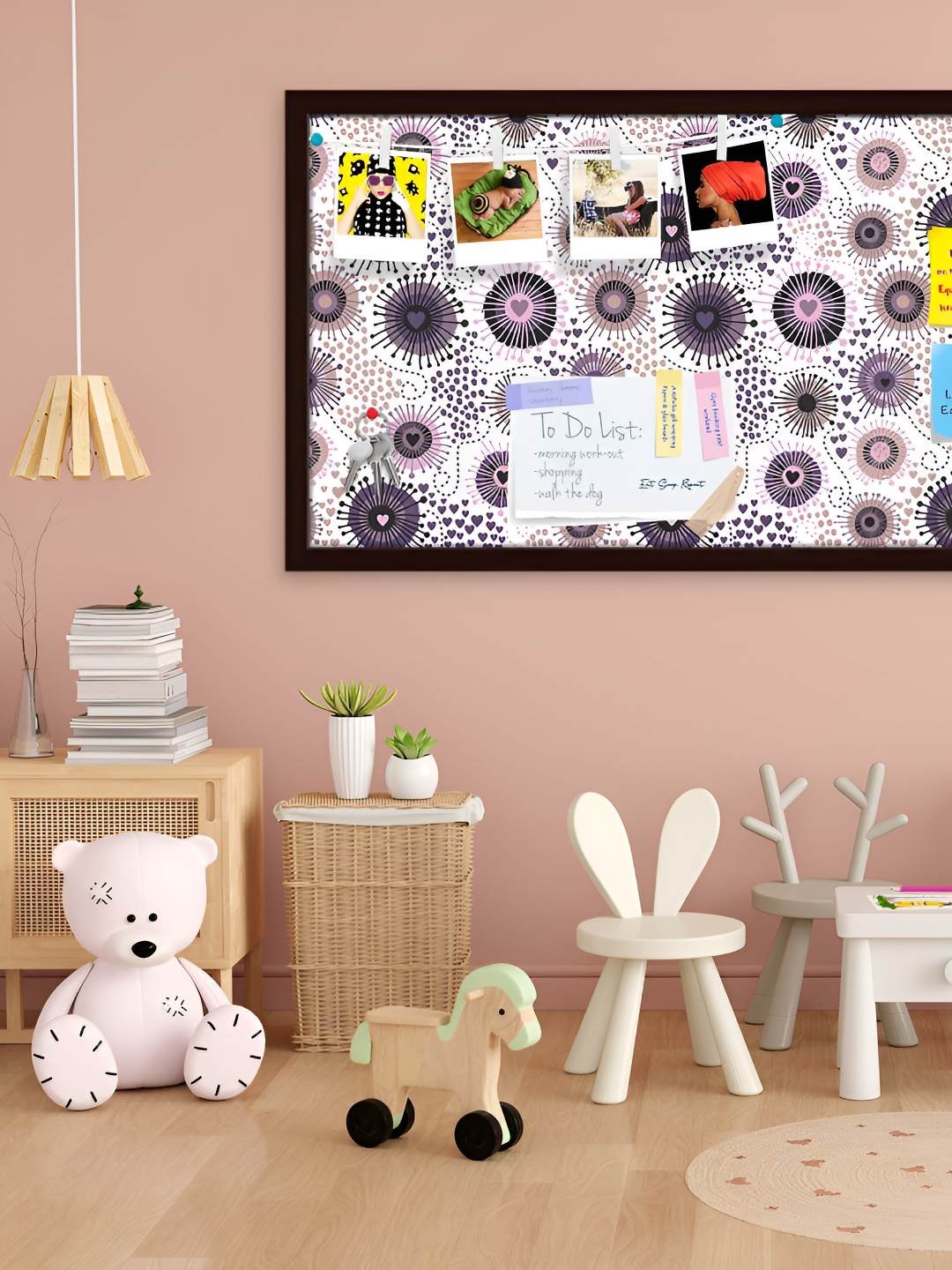 

ArtzFolio Wooden Notice Pin Board, Multi