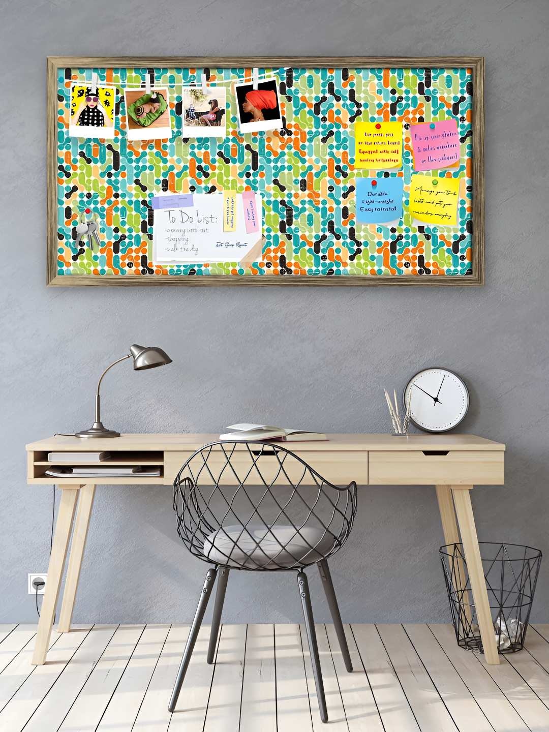 

ArtzFolio Wooden Notice Pin Board, Multi