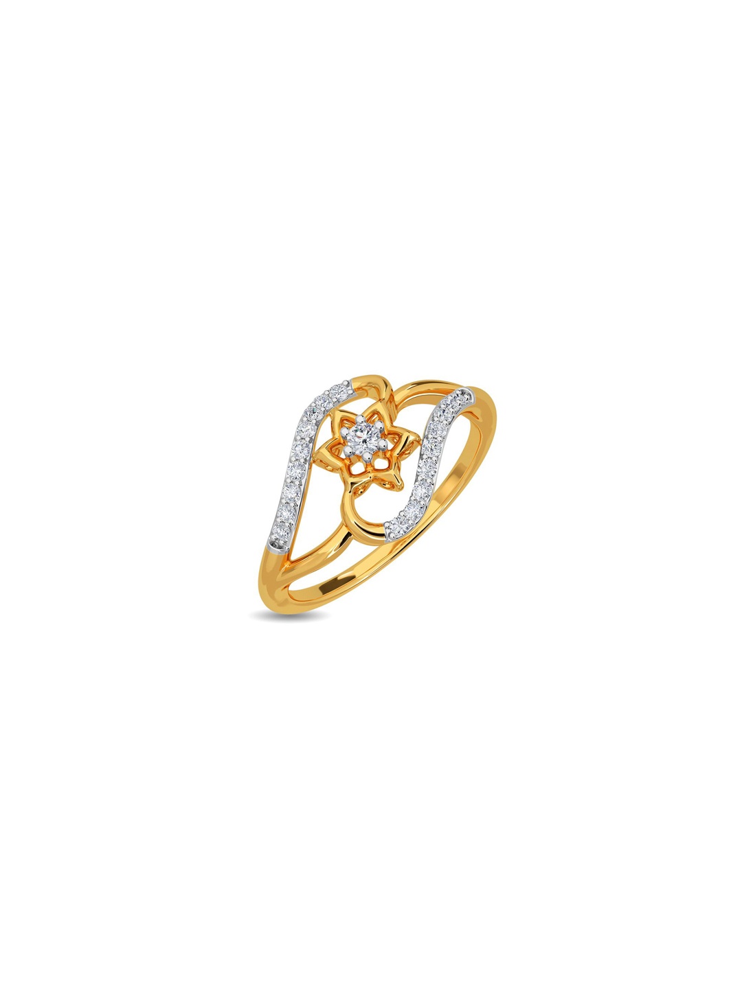 

KISNA DIAMOND AND GOLD JEWELLERY 18KT Finger Ring Diamond