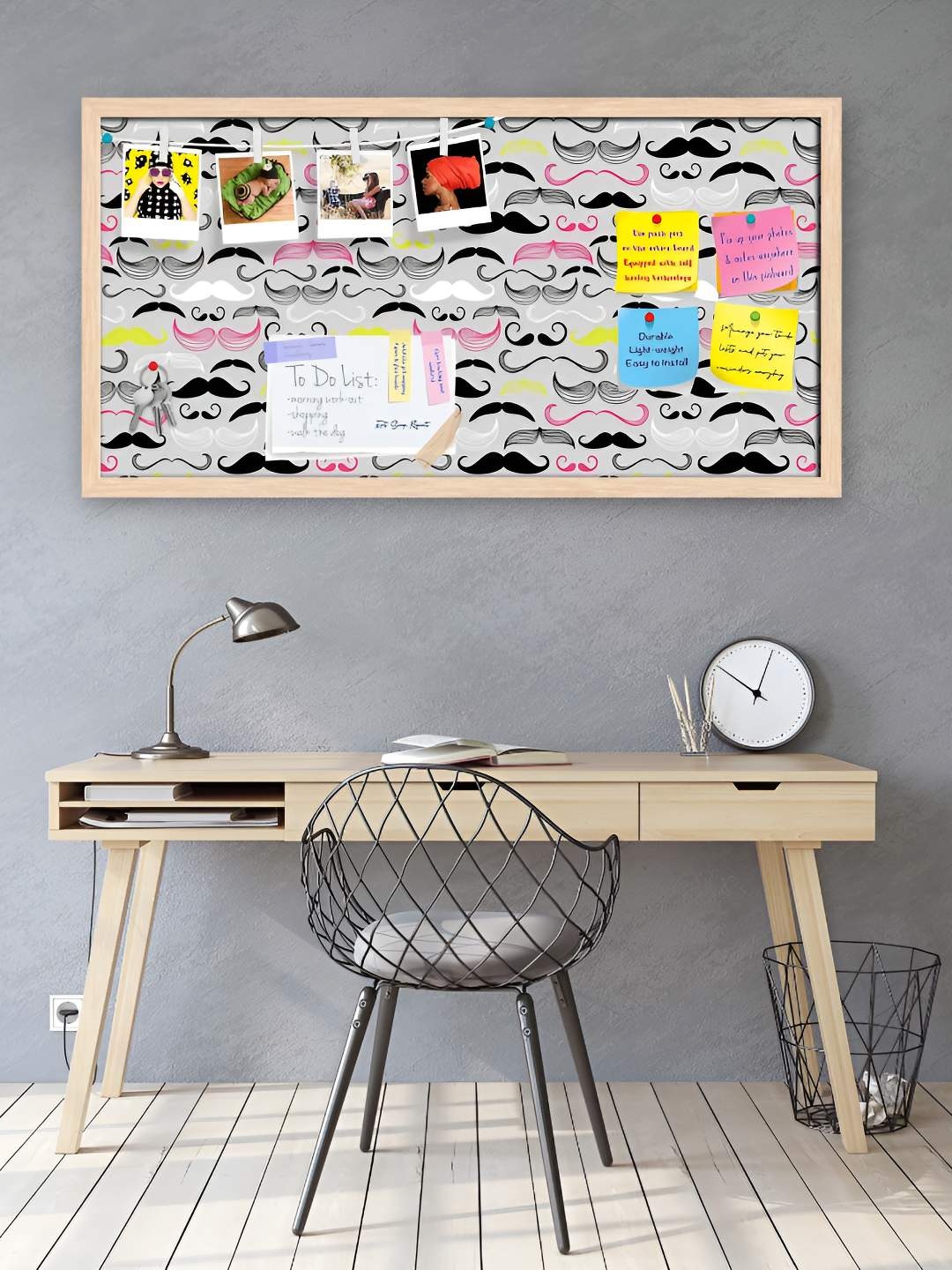 

ArtzFolio Wooden Notice Pin Board, Multi