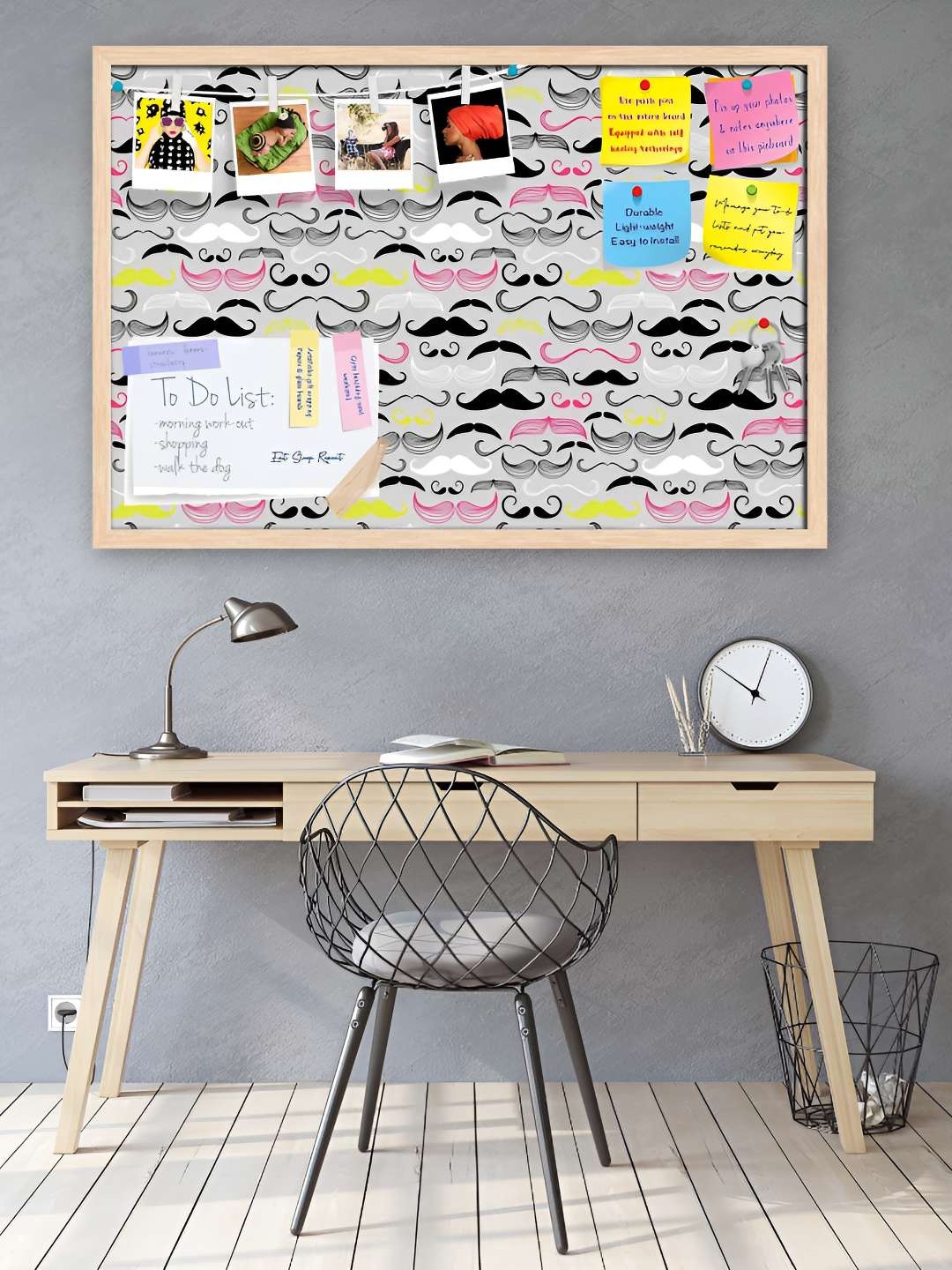 

ArtzFolio Wooden Notice Pin Board, Multi