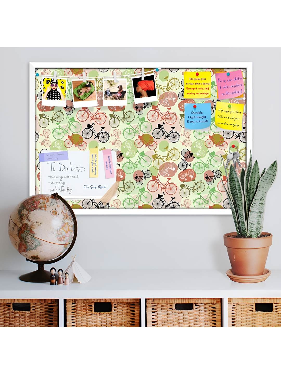 

ArtzFolio Wooden Notice Pin Board, Multi