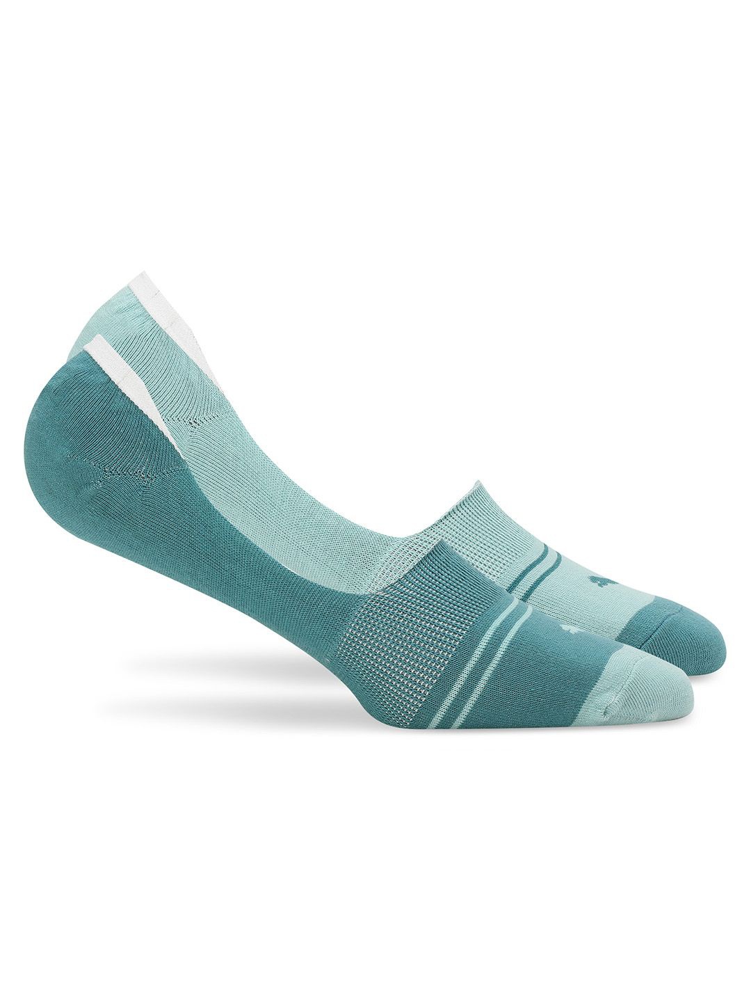 

Puma Unisex Pack Of 2 Footies Socks, Green