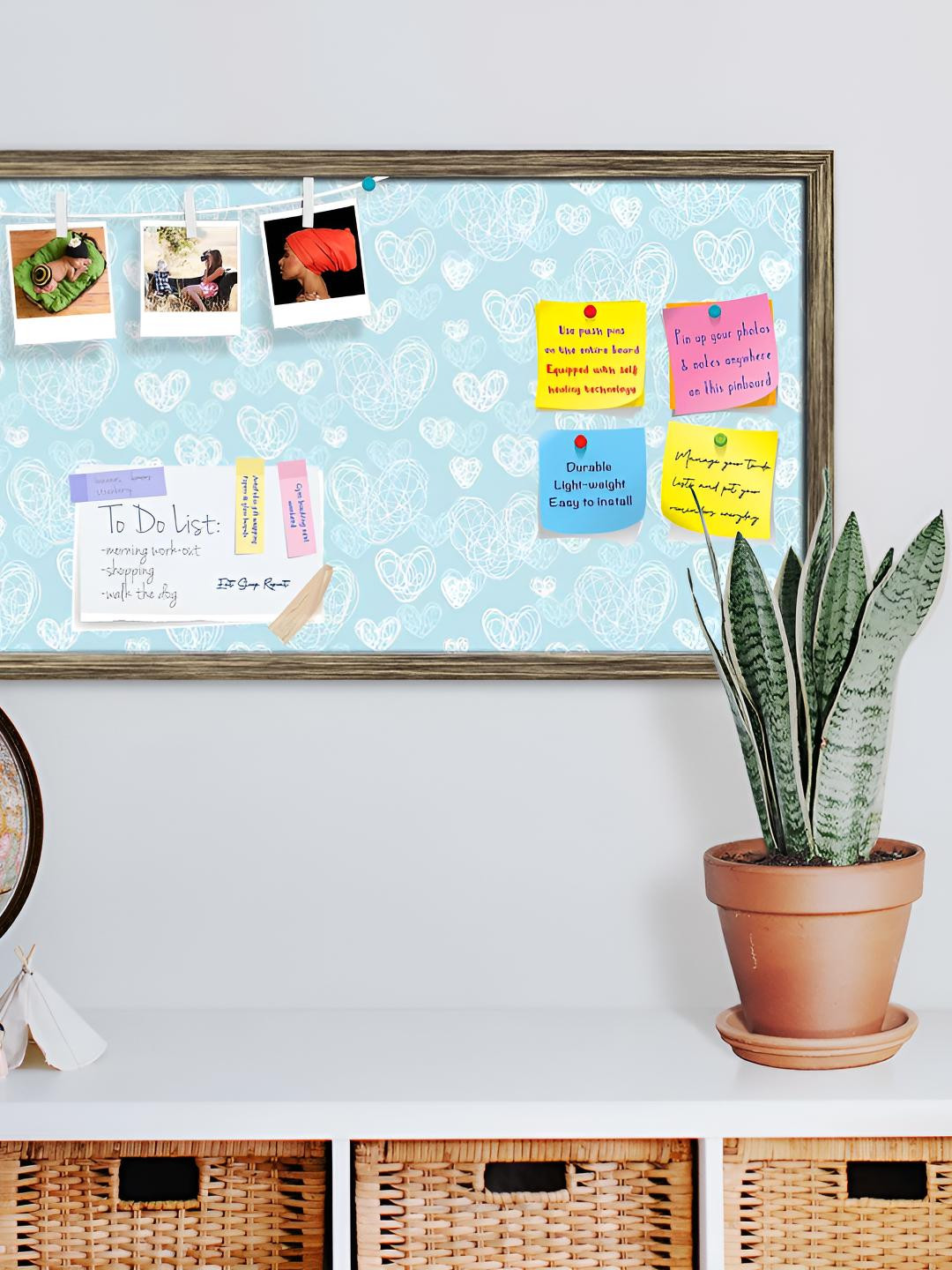 

ArtzFolio Wooden Notice Pin Board, Multi