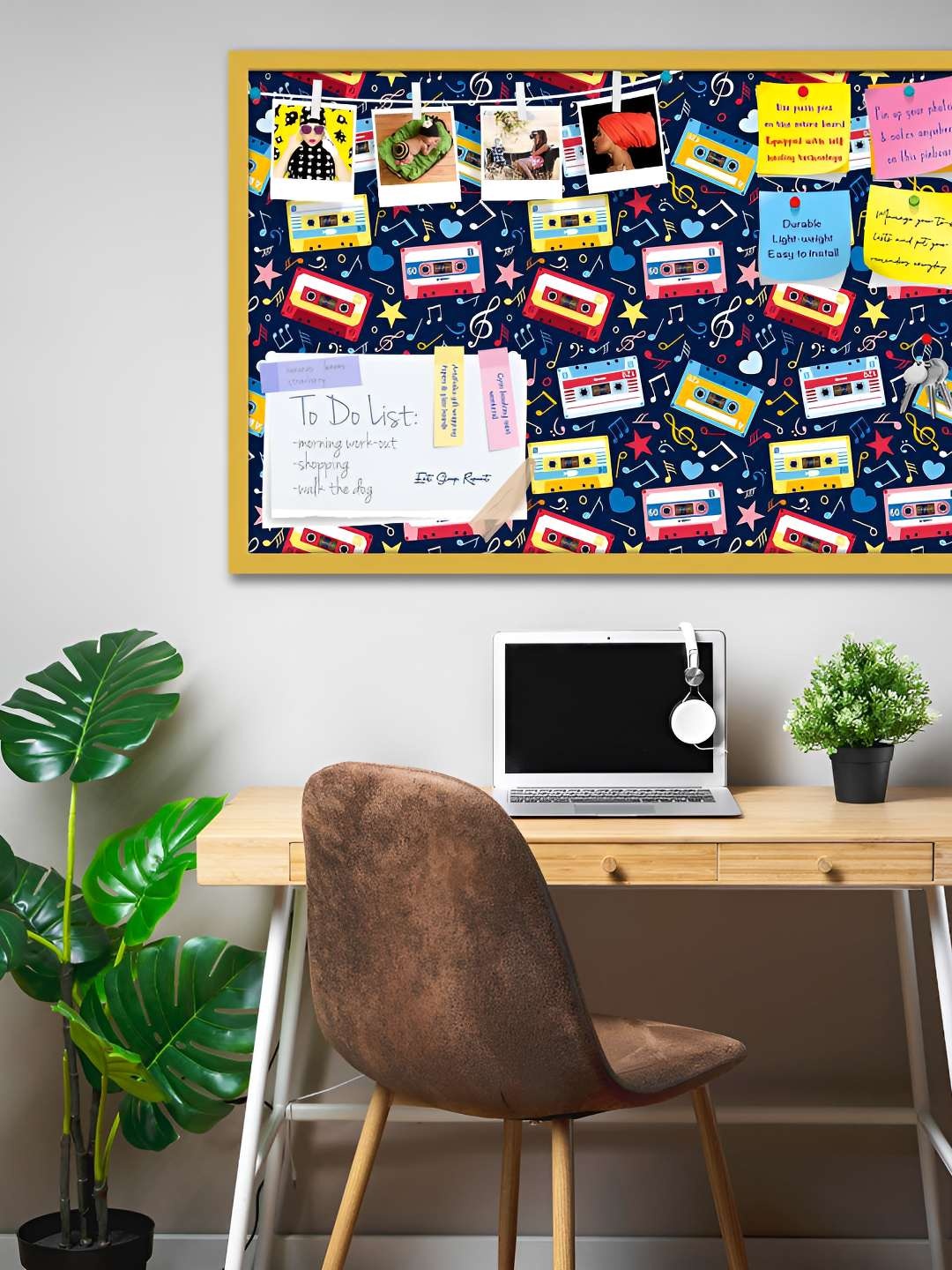

ArtzFolio Wooden Notice Pin Board, Multi