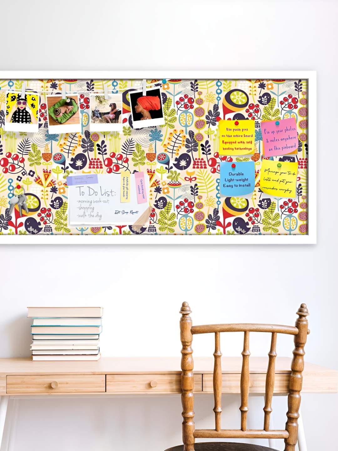 

ArtzFolio Wooden Notice Pin Board, Multi