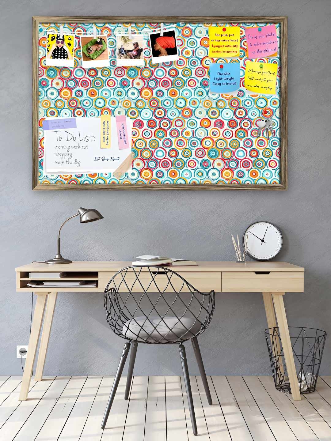 

ArtzFolio Wooden Notice Pin Board, Multi