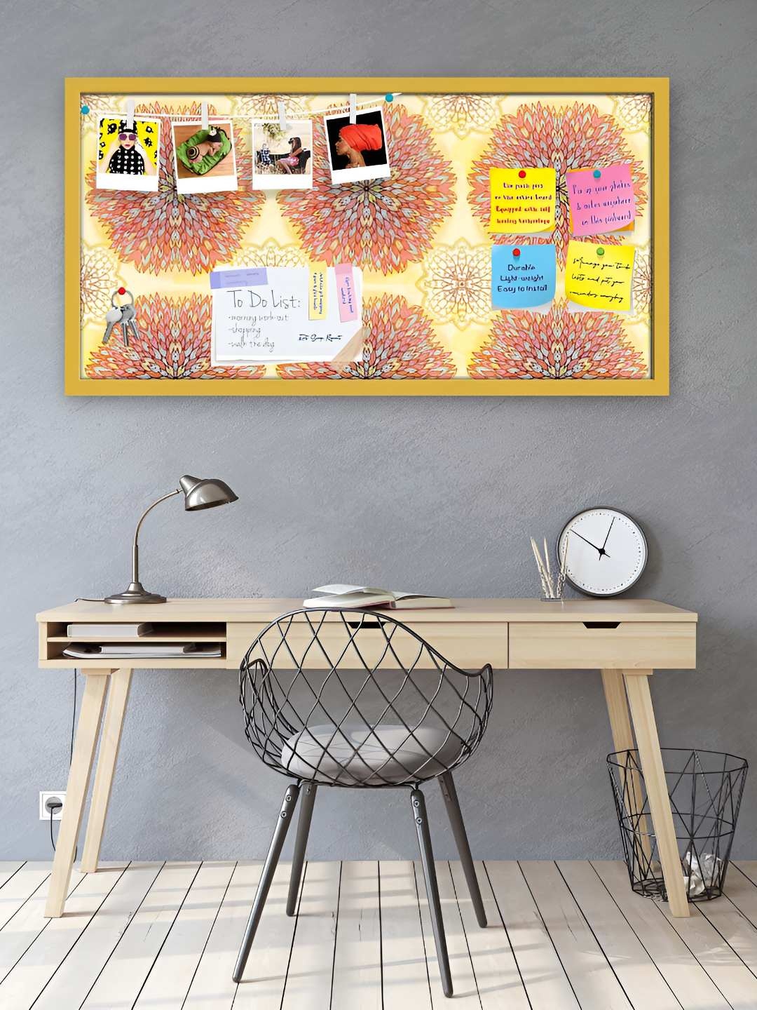 

ArtzFolio Wooden Notice Pin Board, Multi