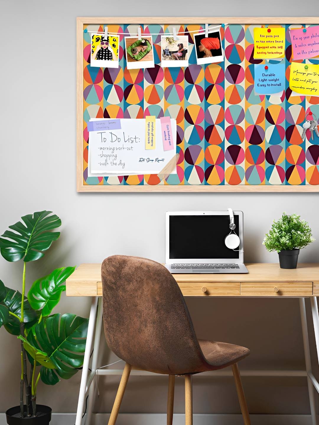 

ArtzFolio Wooden Notice Pin Board, Multi