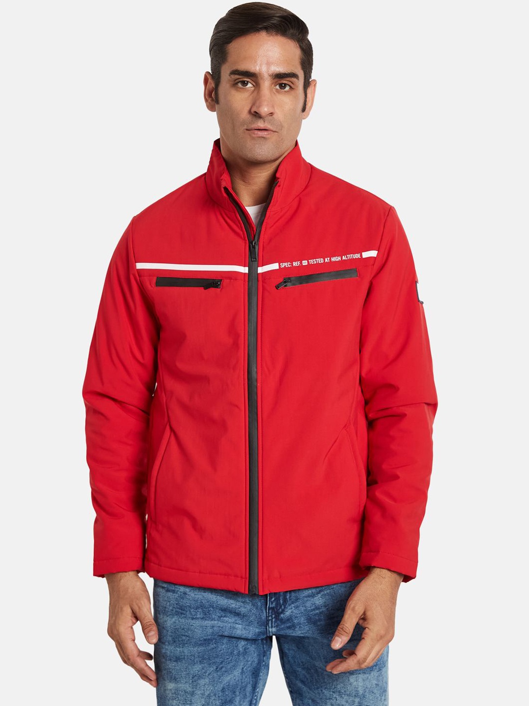 

METTLE Men Jacket, Red