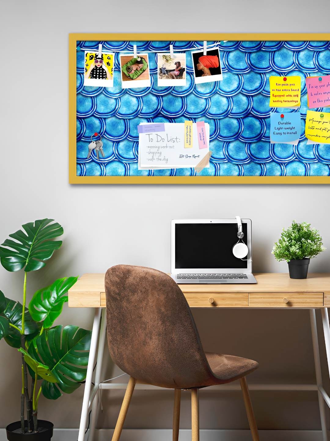 

ArtzFolio Wooden Notice Pin Board, Multi