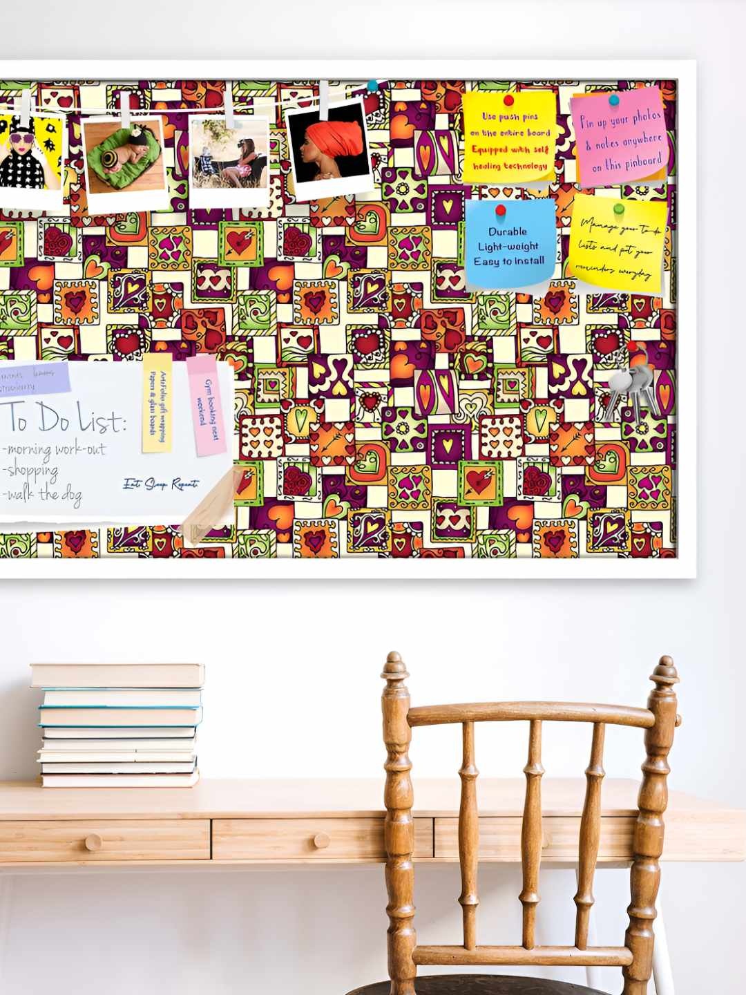 

ArtzFolio Wooden Notice Pin Board, Multi