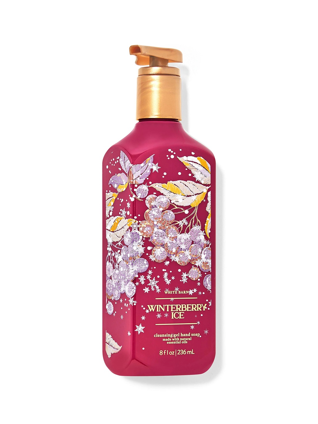 

Bath & Body Works Winterberry Ice Cleansing Gel Hand Wash - 236ml, Pink