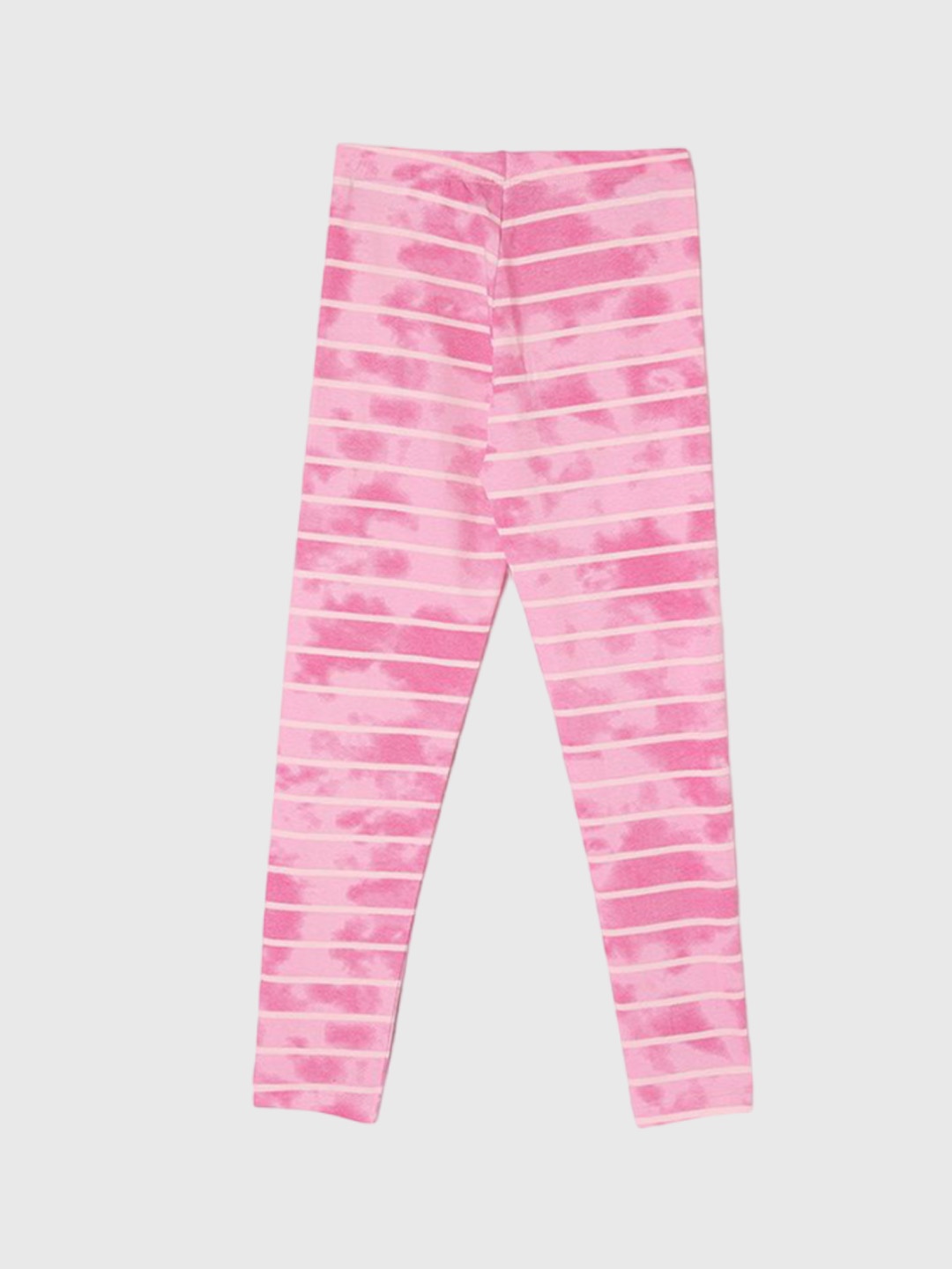 

Fame Forever by Lifestyle Girls Printed Pure Cotton Ankle Length Leggings, Pink