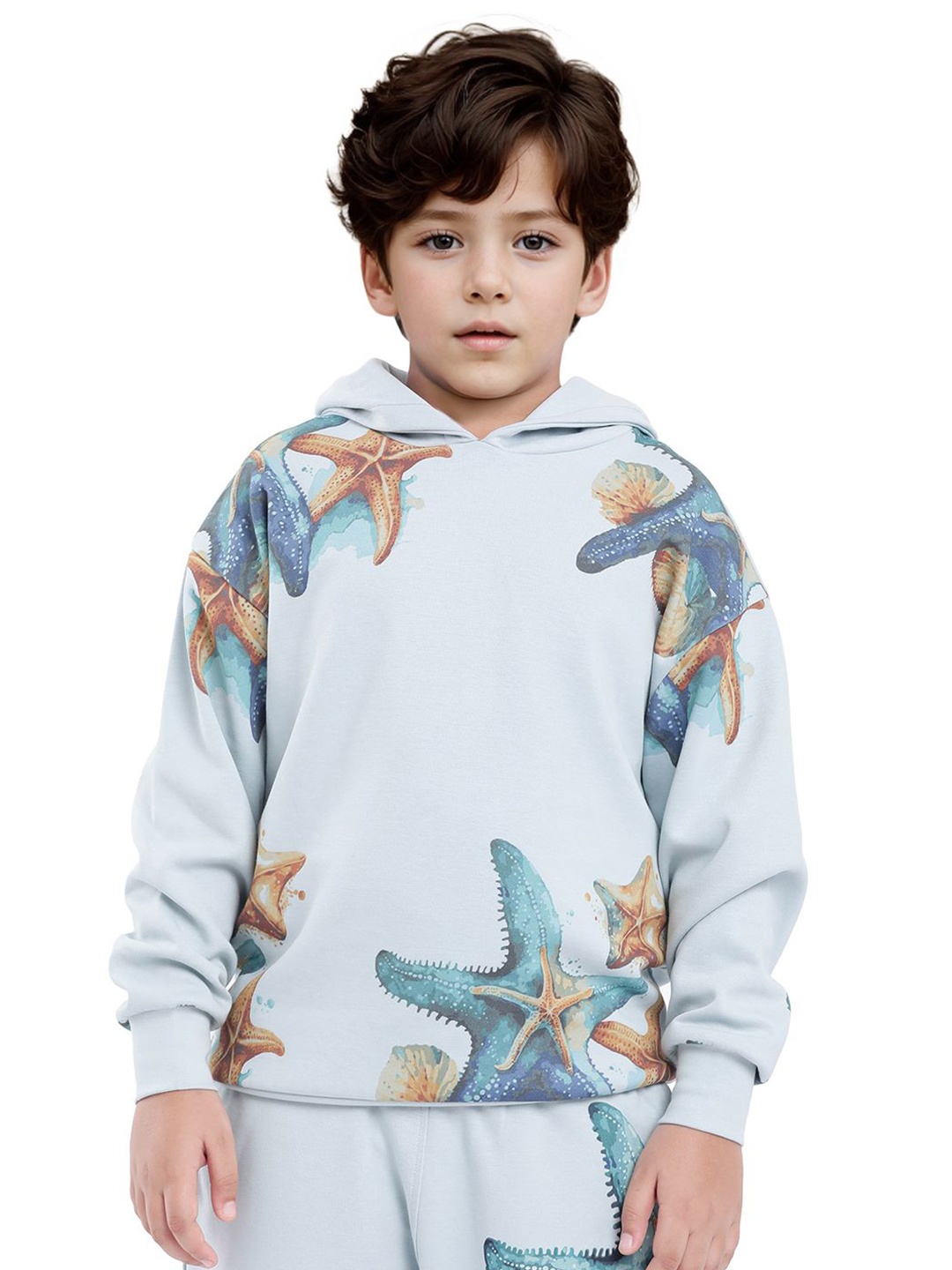 

Rare Ones Boys Digital Print Sweatshirt, Blue