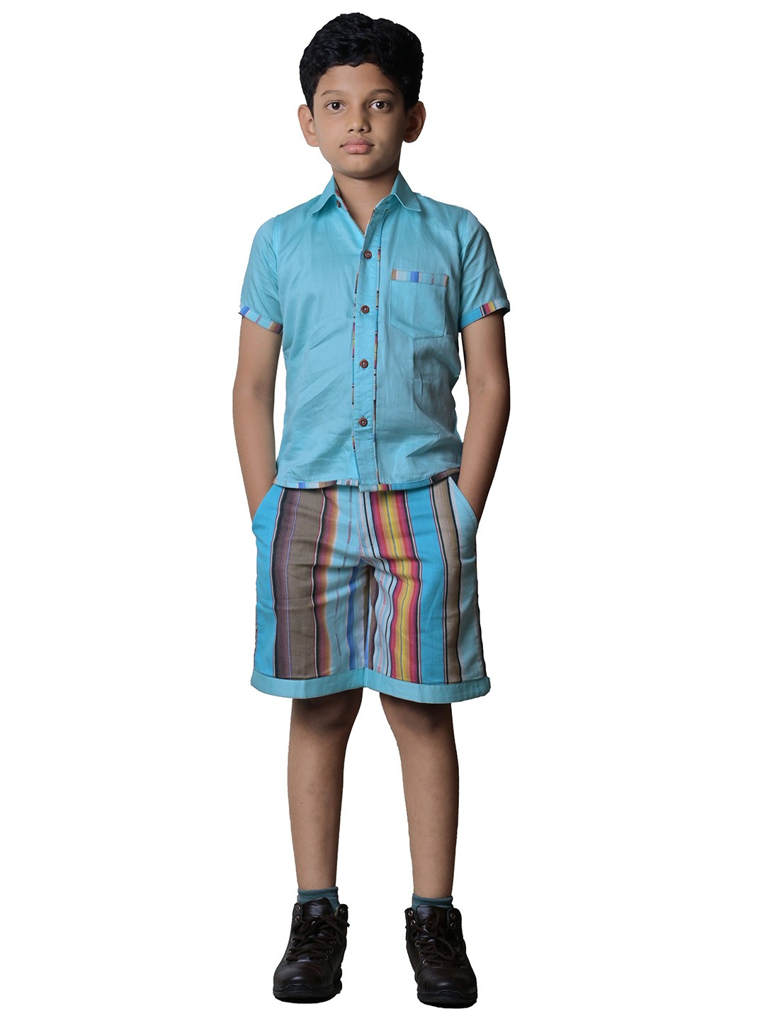 

BAESD Boys Comfort Casual Shirt, Blue