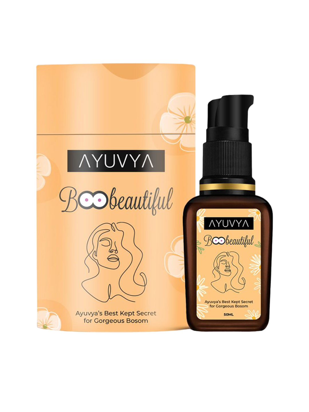 

Ayuvya Boo Beautiful Best Kept Secret Massage Oil - 50 ml, Yellow