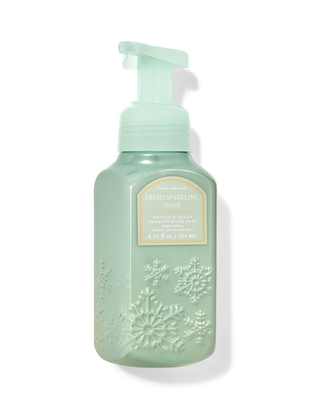 

Bath & Body Works Fresh Sparkling Snow Gentle & Clean Foaming Hand Wash - 259ml, Green