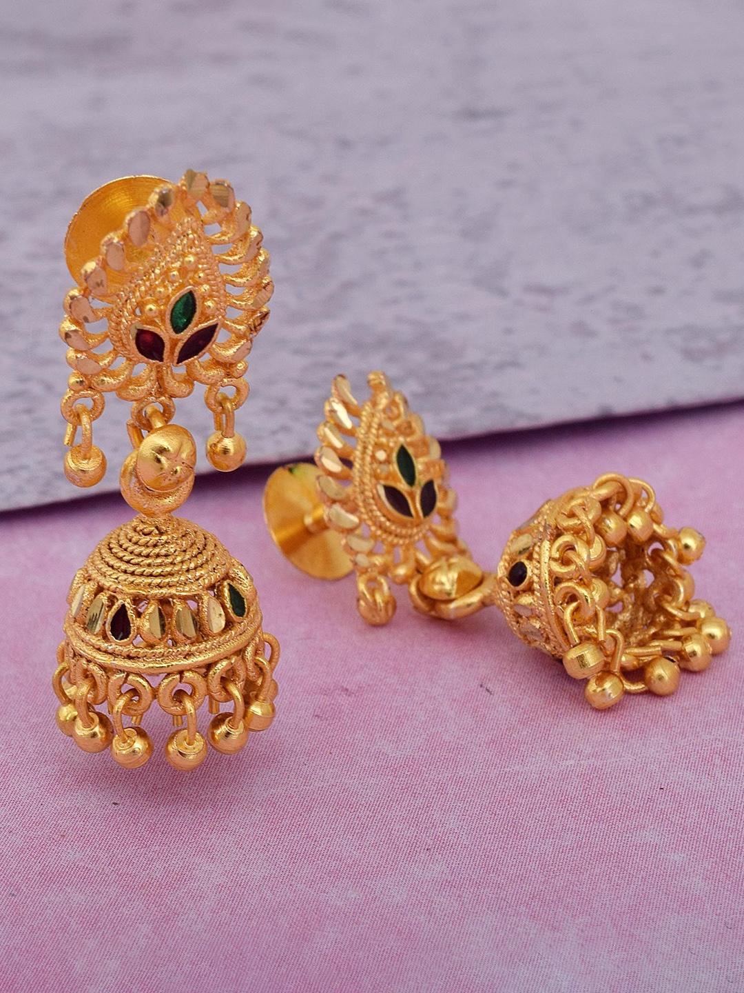 

MEMOIR Gold-Plated Classic Jhumkas