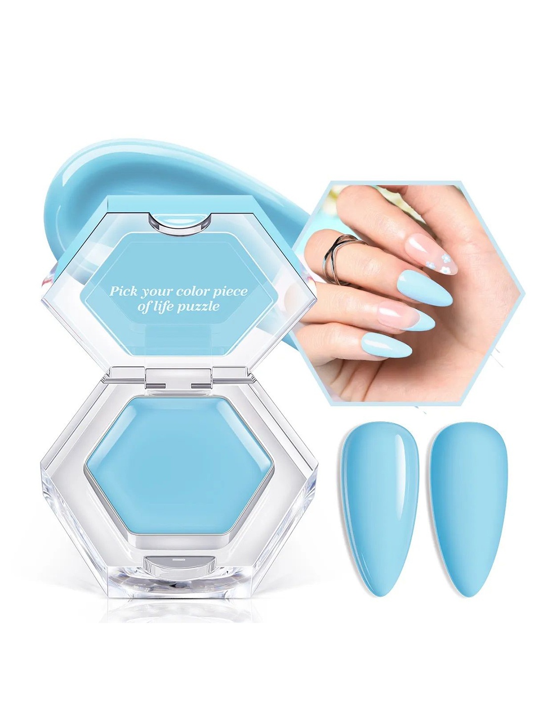 

Modelones Gel Polish Pudding Manicure Palette - 3 g -B101090028A, Blue