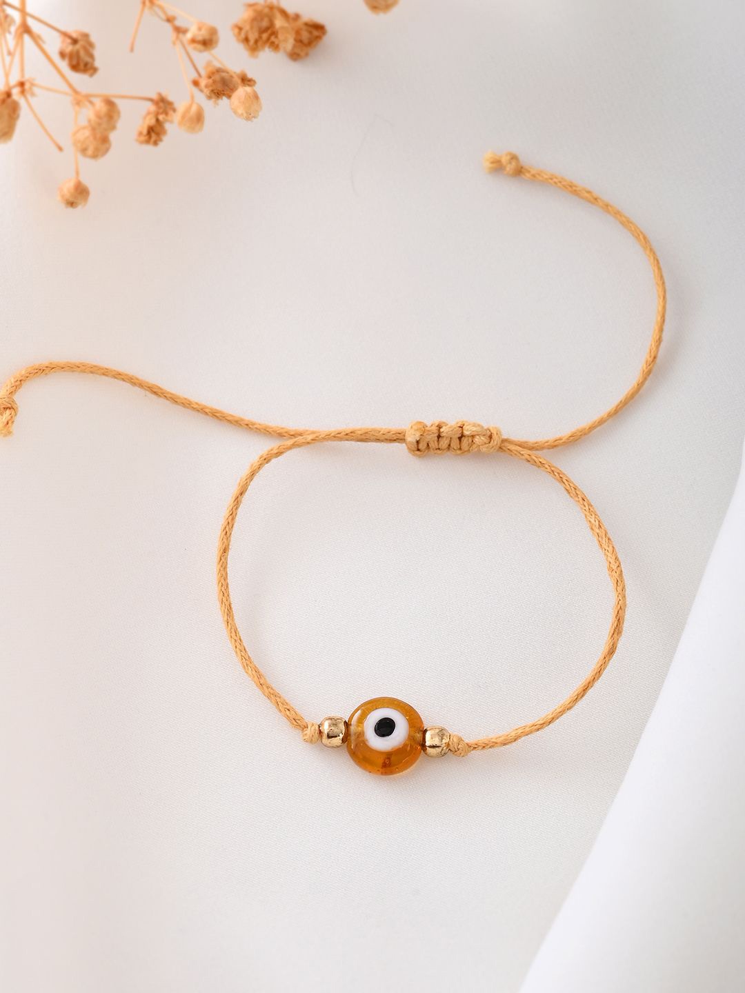 

RICHEERA Gold-Plated Beaded Wraparound Bracelet