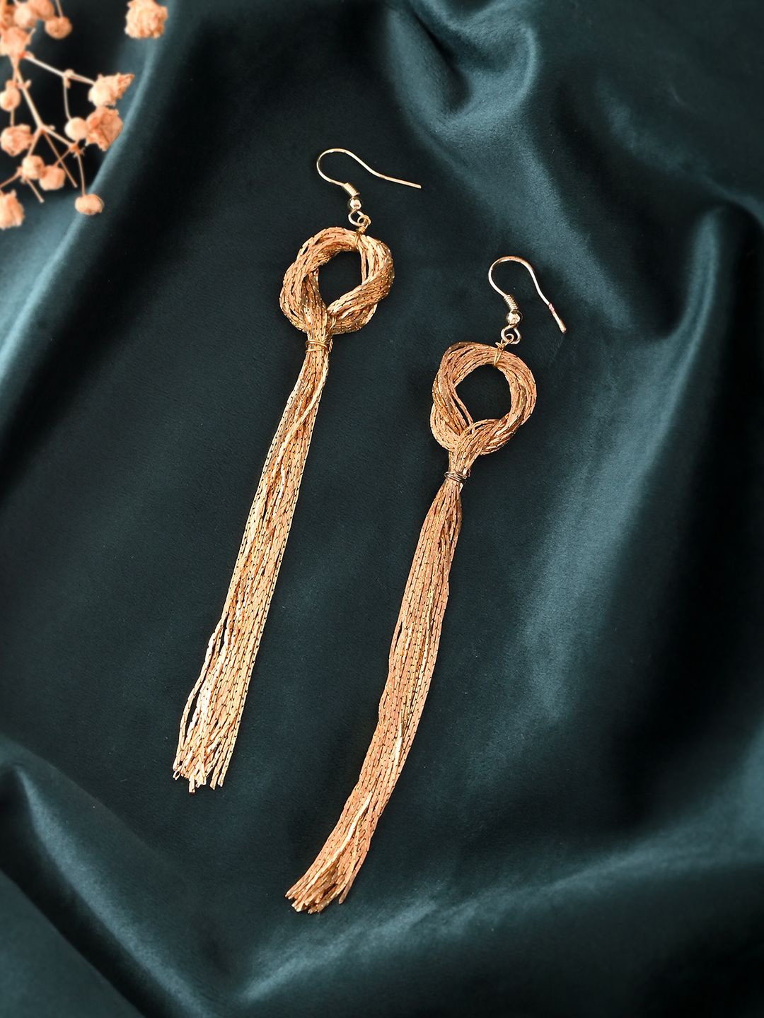 

RICHEERA Gold-Plated Classic Tasselled Drop Earrings