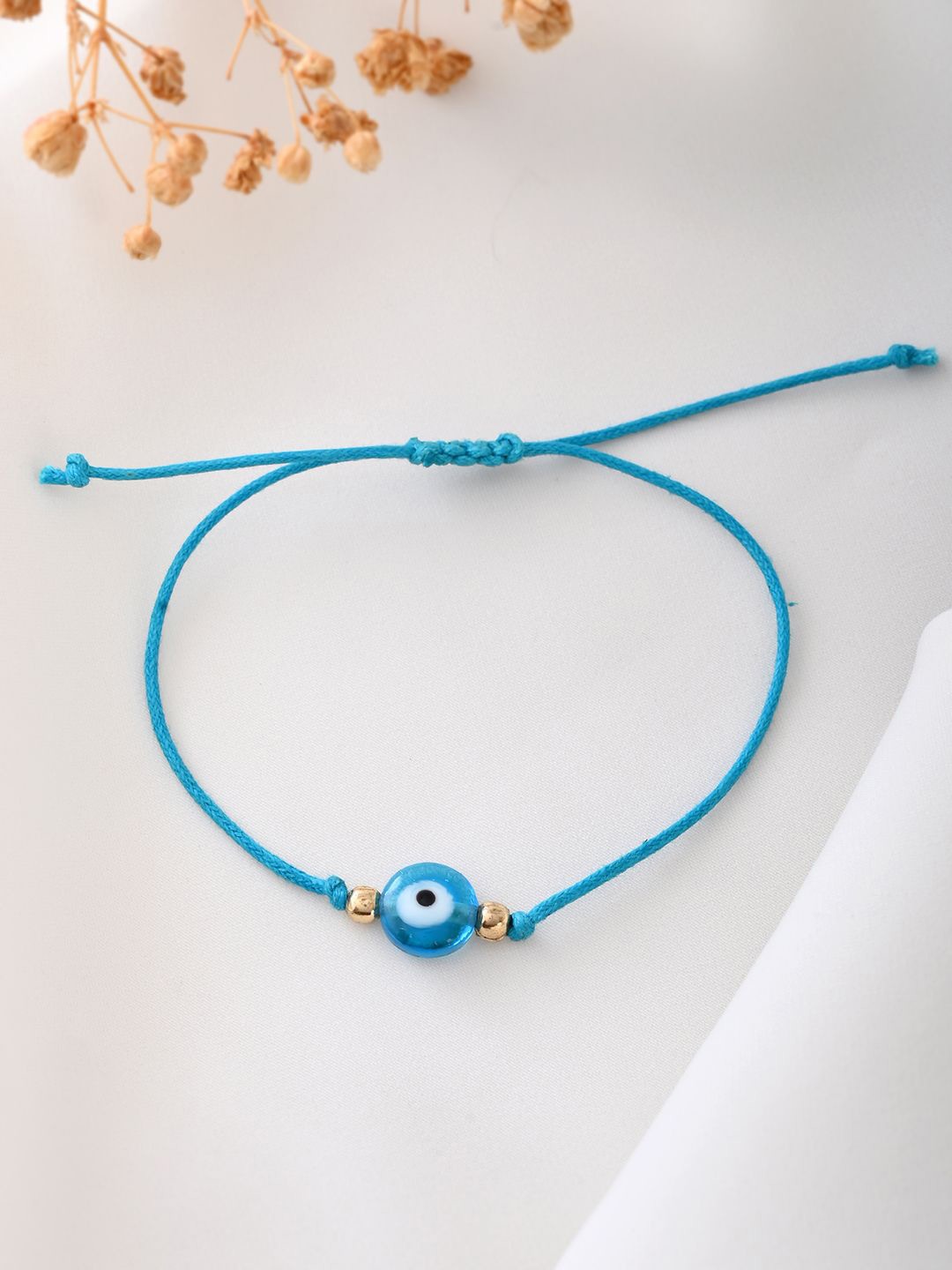 

RICHEERA Gold-Plated Beaded Wraparound Bracelet