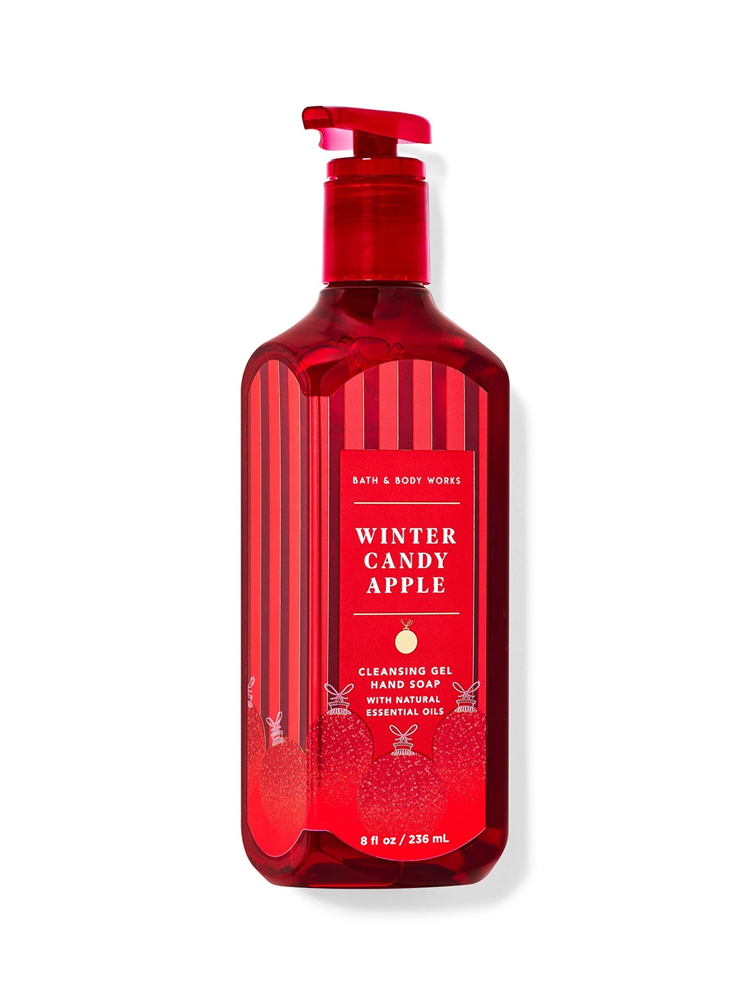 

Bath & Body Works Winter Candy Apple Gentle Gel Hand Soap - 236ml, Red