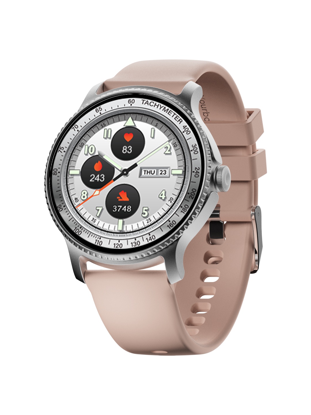 

boAt Lunar Discovery 1.39" Display Smartwatch, Pink