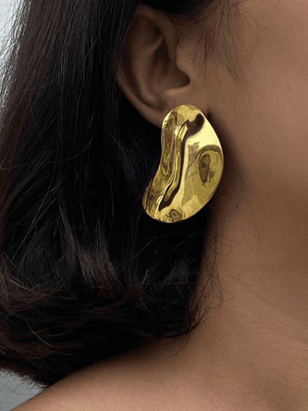 

Anushka Jain Jewellery 925 Sterling Silver Gold-Plated Nakoah Drop Earrings