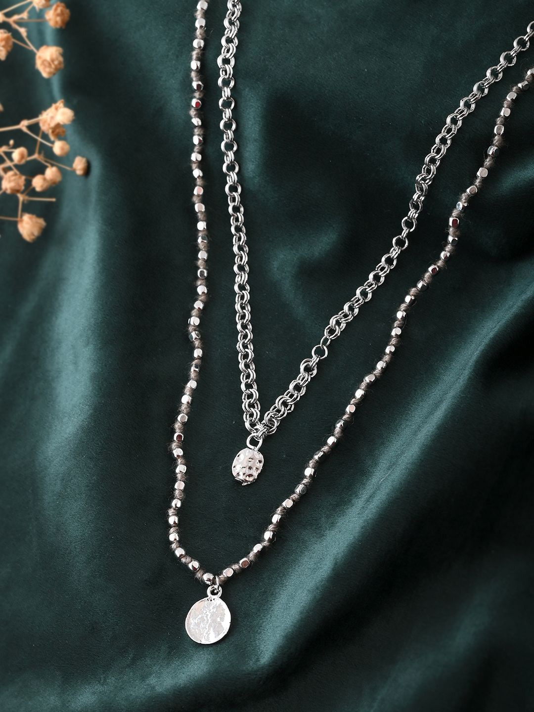 

RICHEERA Silver-Plated Necklace