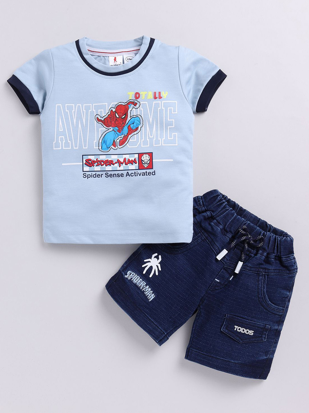 

Annie Boys Printed T-shirt with Shorts, Blue