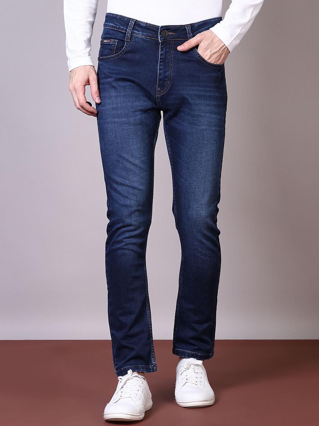 

V-Mart Men Mid-Rise Light Fade Jeans, Blue
