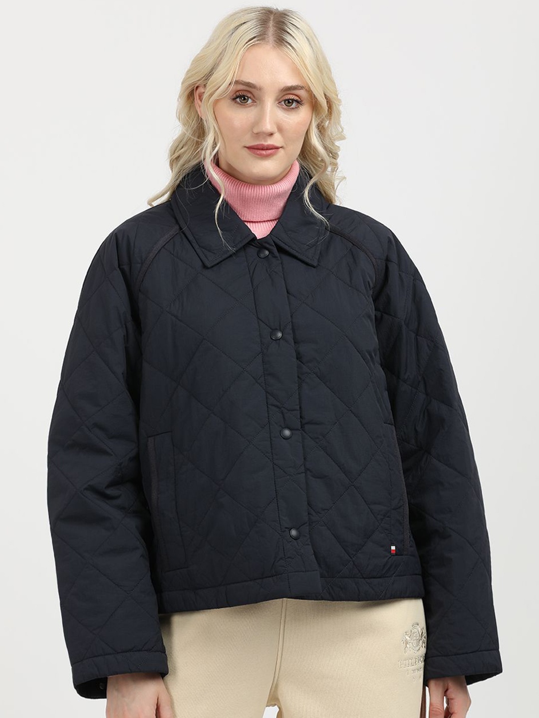 

Tommy Hilfiger Women Lightweight Quilted Jacket, Navy blue