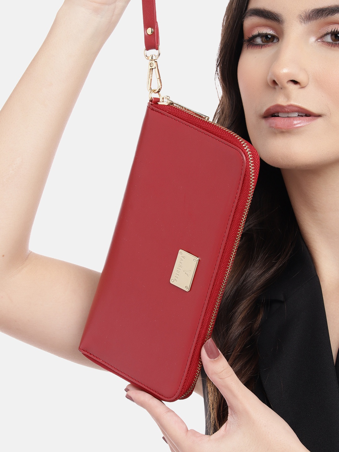 

Van Heusen Women Zip Around Wallet, Maroon