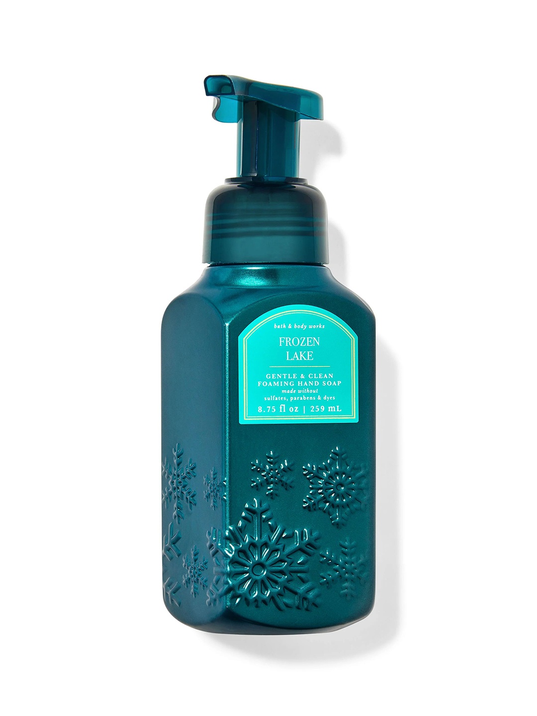 

Bath & Body Works Frozen Lake Gentle & Clean Foaming Hand Soap - 259 ml, Teal