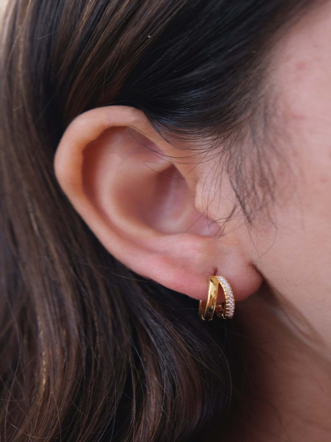 

Anushka Jain Jewellery Classic Hoop Earrings, Gold