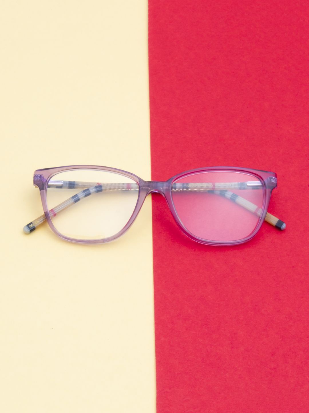 

Ted Smith Unisex 100% Acetate Full Rim Square Frames, Purple
