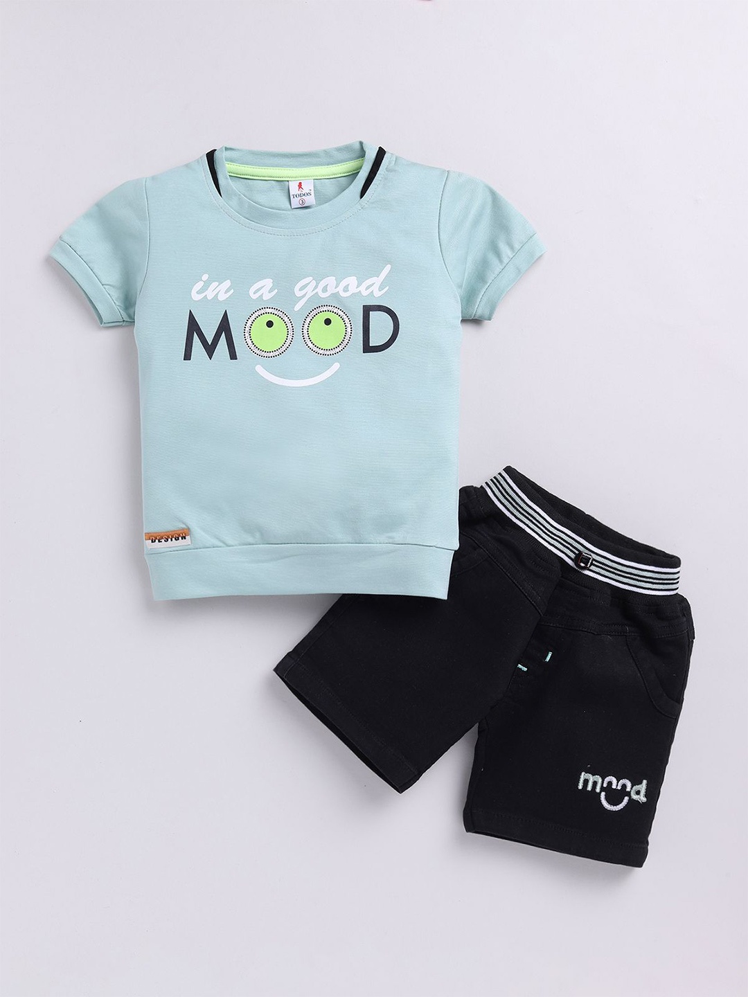 

Annie Boys Printed T-shirt with Shorts, Blue