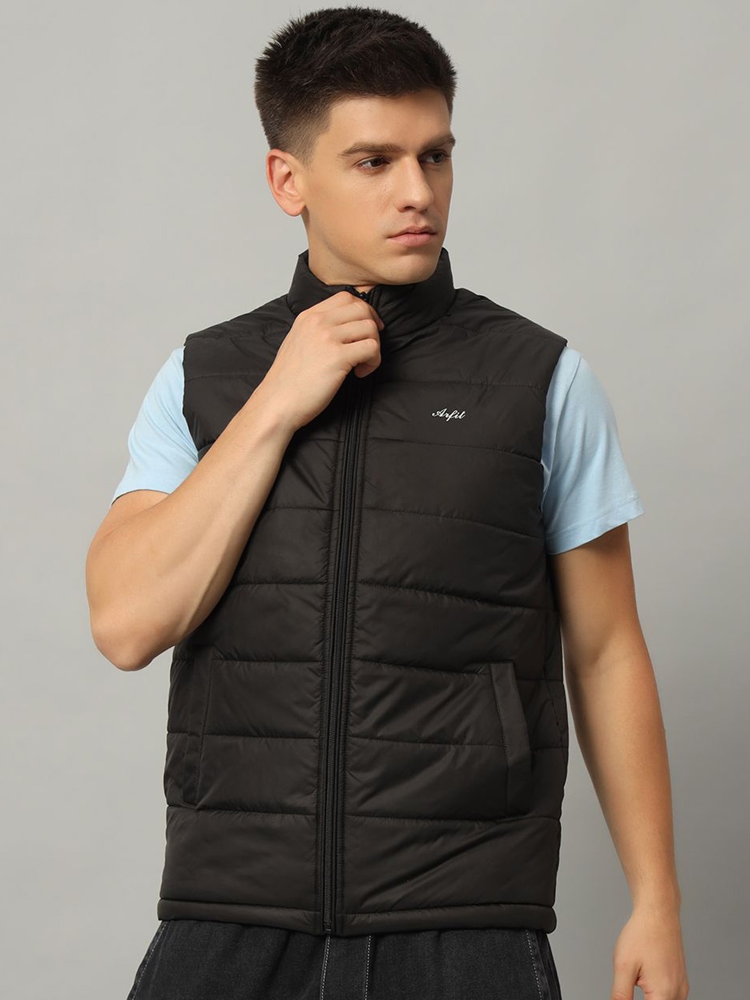 

AR-FIT Men Lightweight Padded Jacket, Black