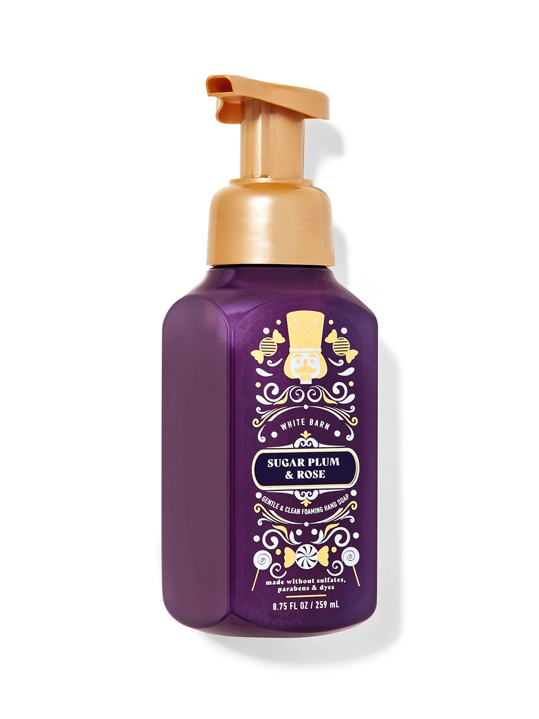

Bath & Body Works Sugar Plum & Rose Gentle & Clean Foaming Hand Wash- 259ml, Purple