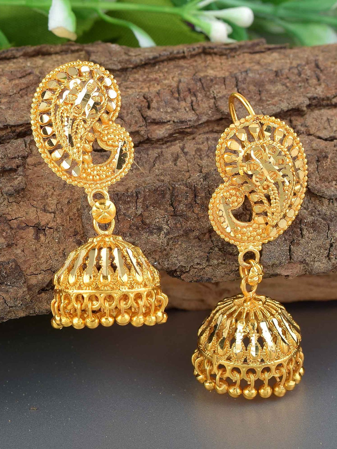 

MEMOIR Gold-Plated Classic Jhumkas