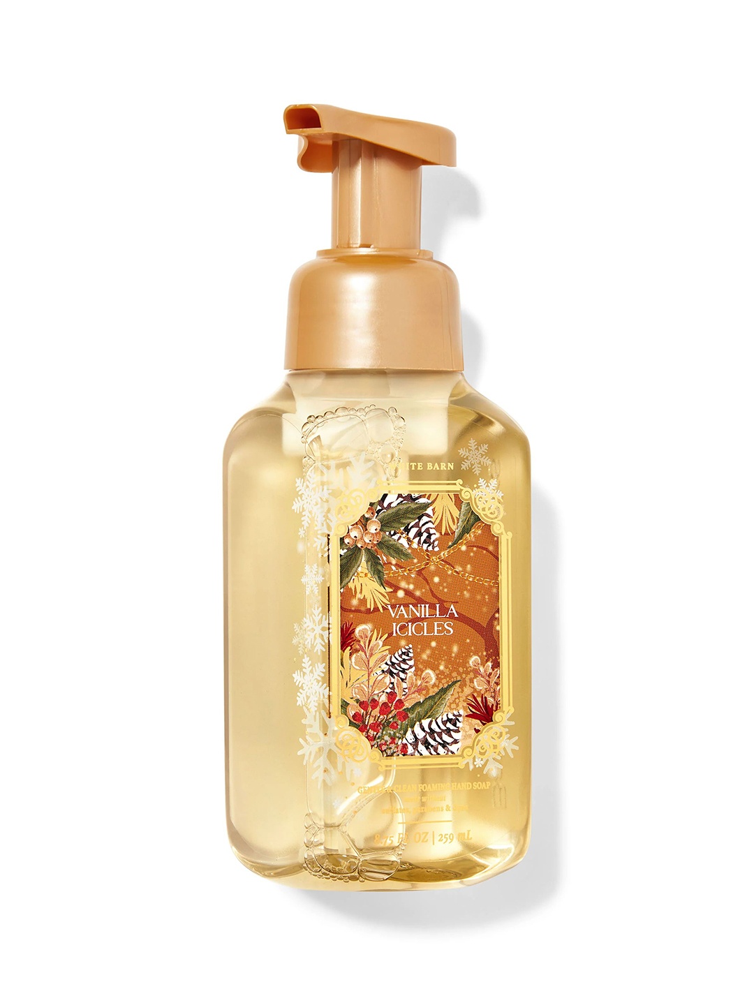 

Bath & Body Works Vanilla Icicles Gentle & Clean Foaming Hand Soap - 259 ml, Gold