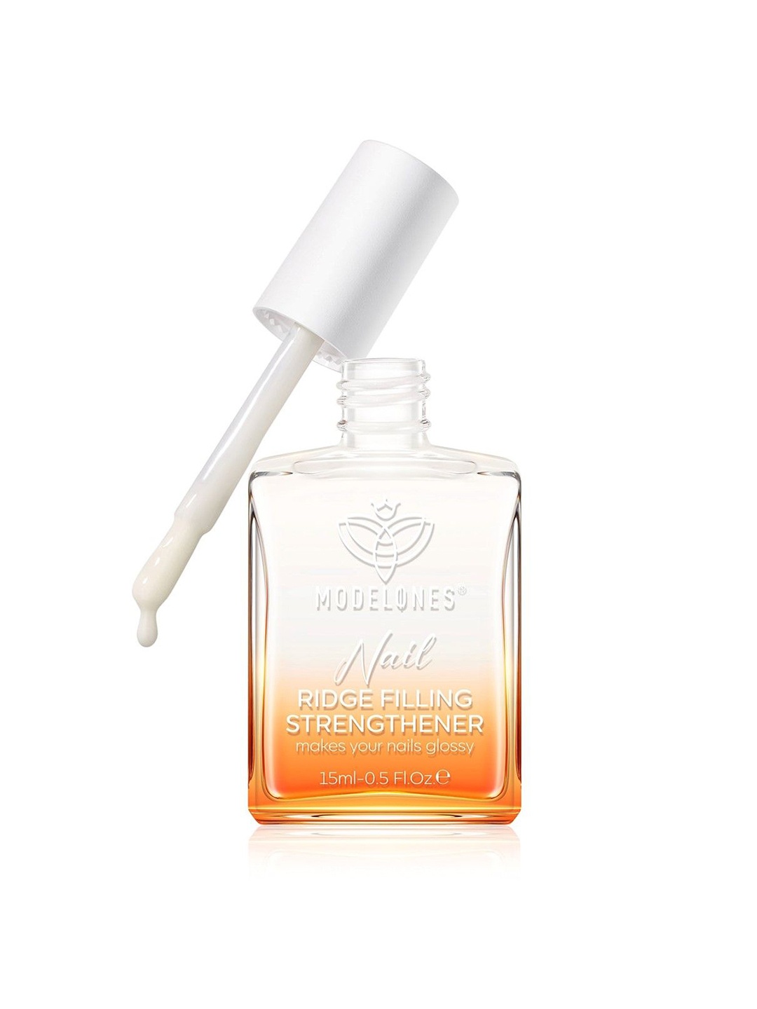 

Modelones Nail Ridge Filling Strengthener 2 In 1 - 15 ml - Pearl White, Multi