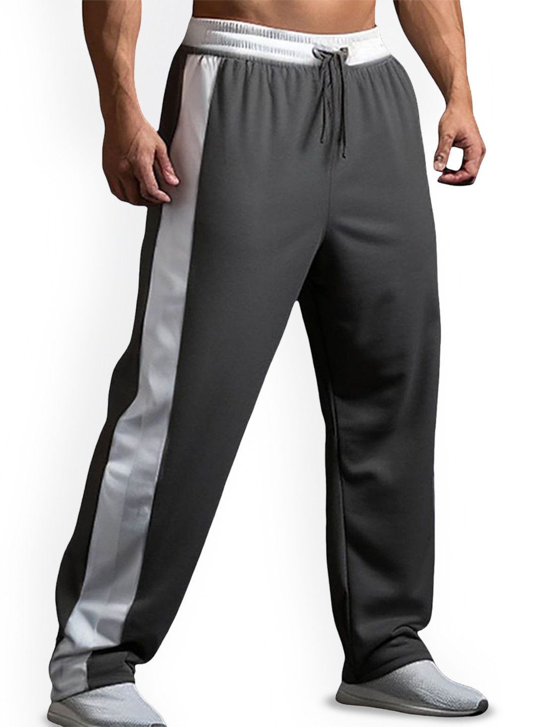 

StyleCast x Revolte Men Easy Wash Regular Fit Trousers, Grey