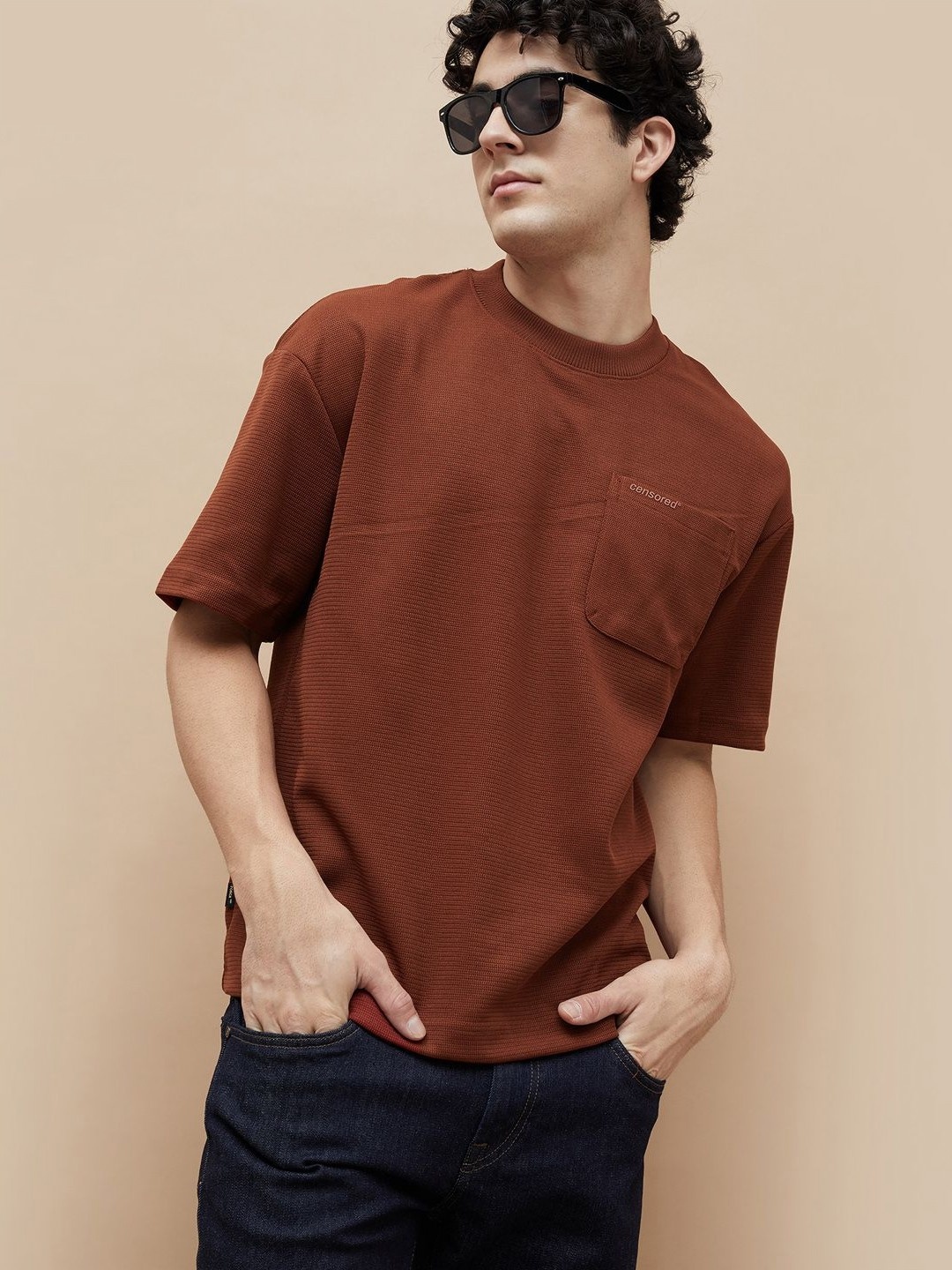 

Forca Men Pocket T-shirt, Rust