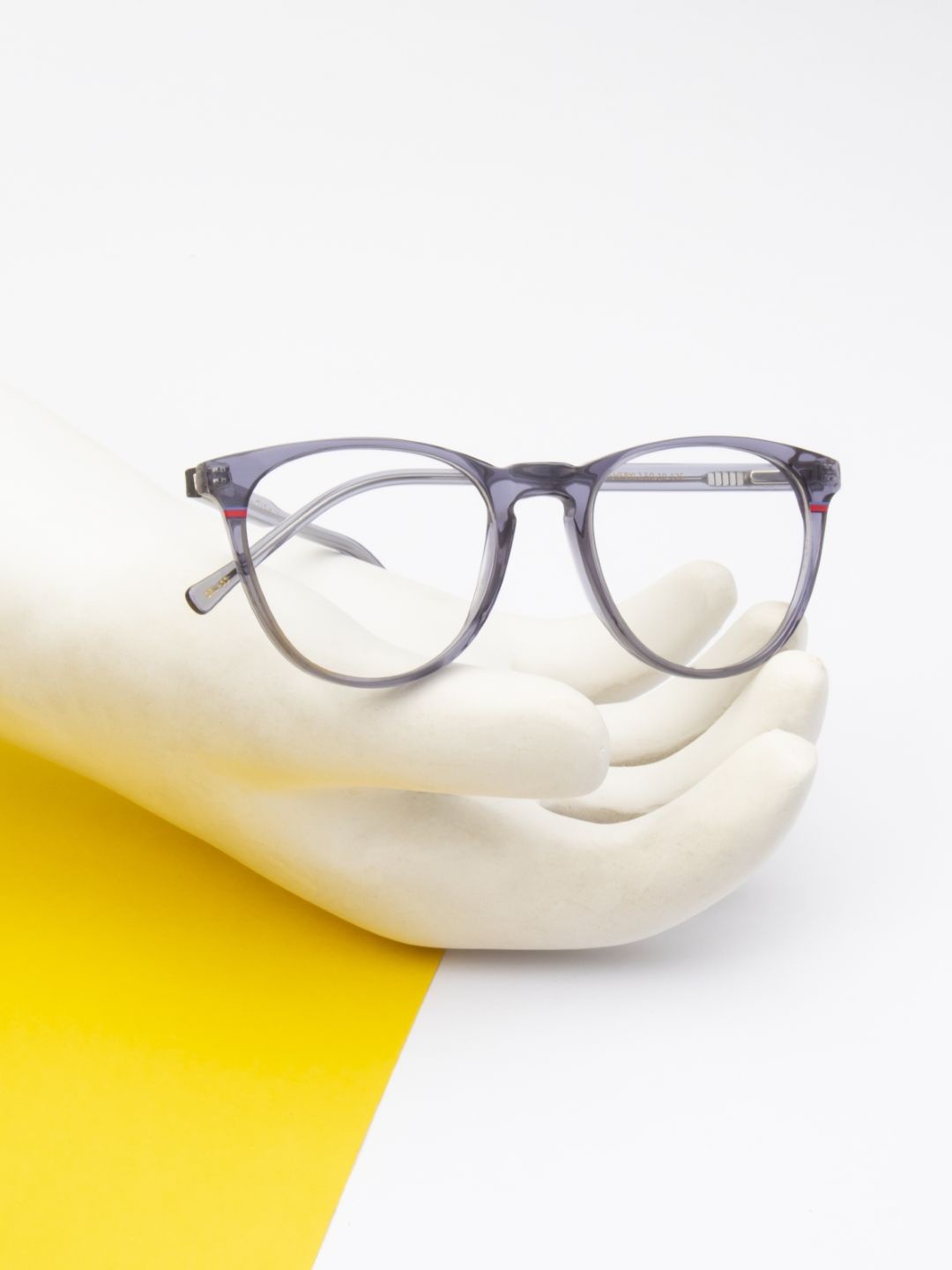 

Ted Smith Unisex 100% Acetate Full Rim Round Frames, Grey