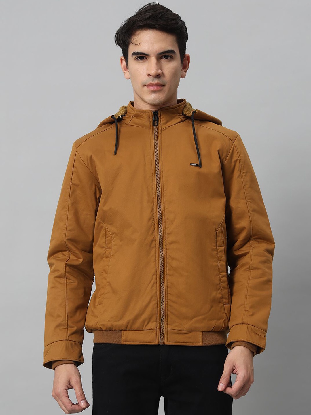 

AR-FIT Men Water Resistant Open Front Jacket, Tan