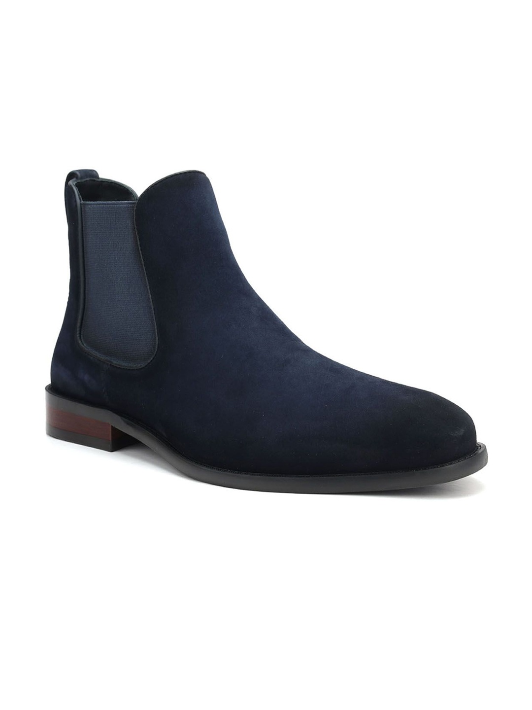 

ROSSO BRUNELLO Men Mid-Top Chelsea Boots, Navy blue