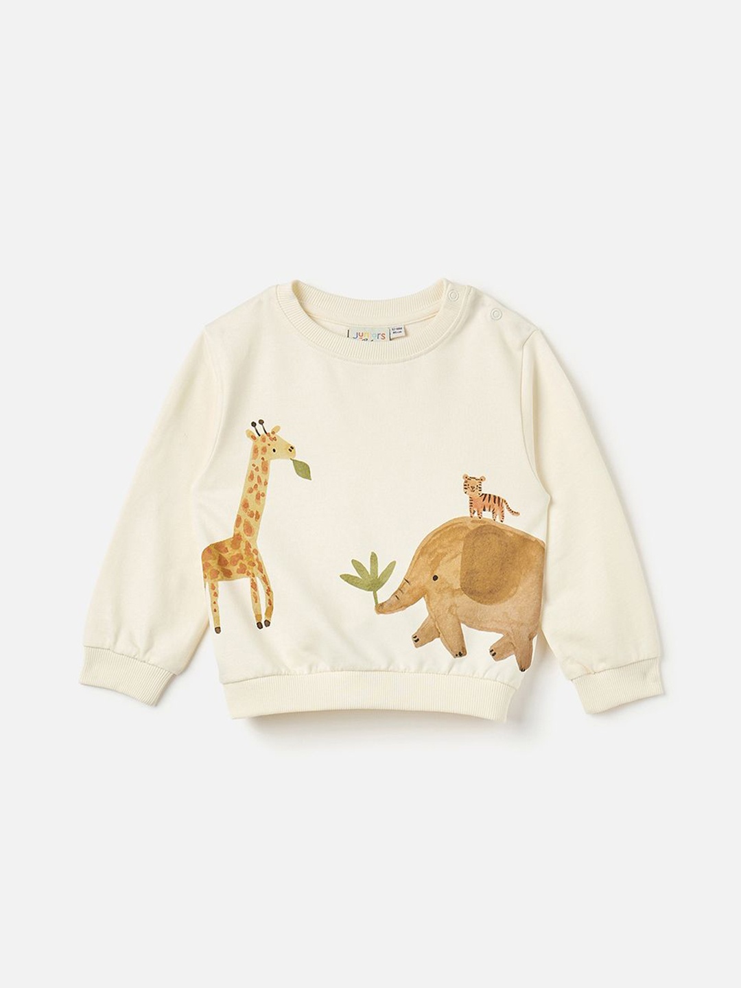 

Juniors by Babyshop Boys Printed Pullover Sweatshirt, Cream